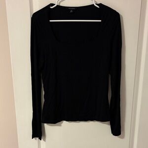 Banana Republic Black Long Sleeve Top